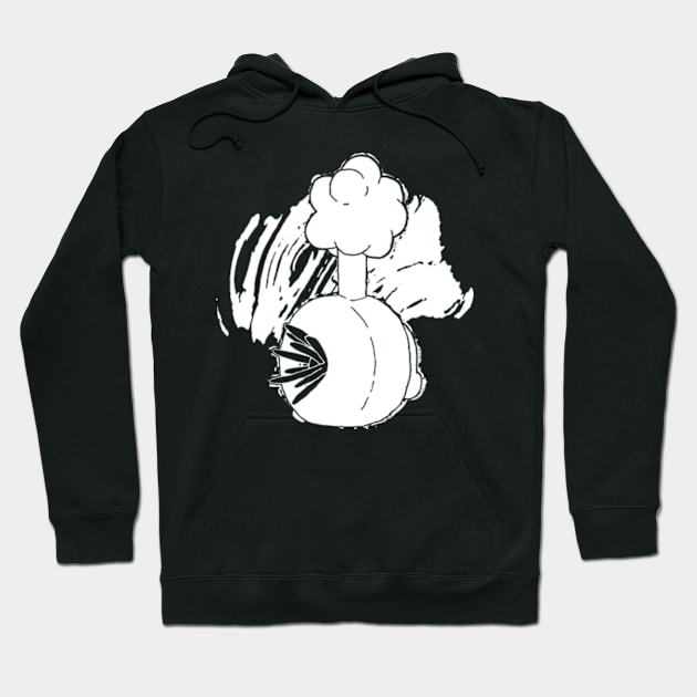 Plumbus White Ink Hoodie by ThreadChef